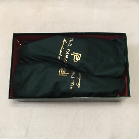 Paul Parkman Green Leather Wingtip Monkstrap Shoes - Picture 12 of 13